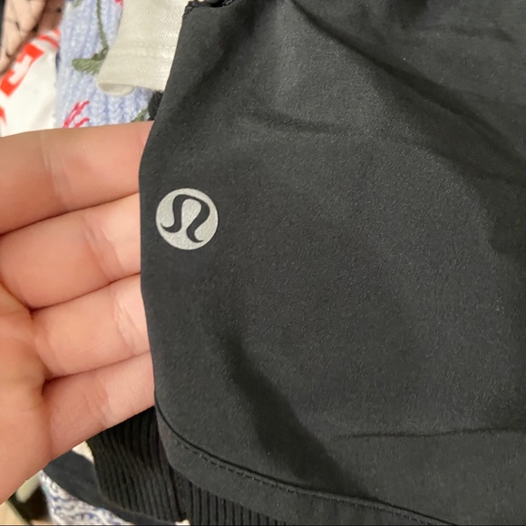 Lululemon Black Lined Activewear Running Shorts - Picture 5 of 5